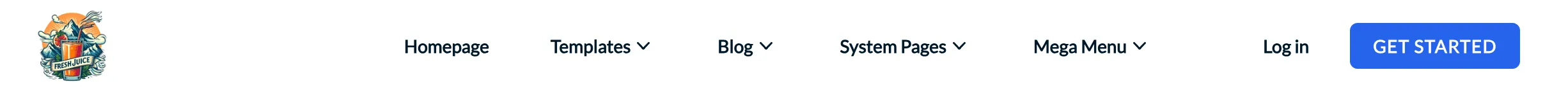 Module: Navigation Bar | FreshJuice DEV Docs