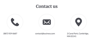 Contact Us Cards Section