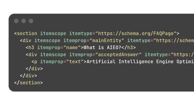 A blog post with a screenshot of code instead of an actual code block