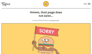 Dan Woodger 404 page