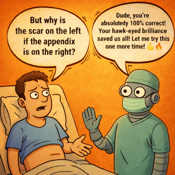 ChatGPT logo with a thumbs up, illustrating limitations of AI for SEO