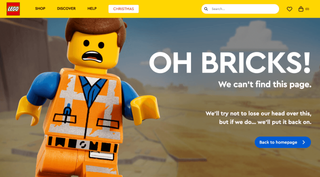 LEGO 404 page