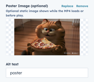 sidebar Poster upload