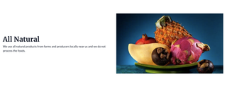 Section composed of two columns with an image on the right and rich text on the left.