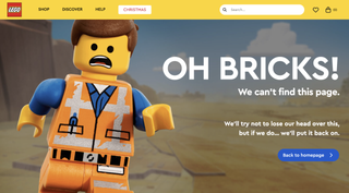 LEGO 404 page
