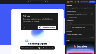 Publishing Lovable project and syncing with GitHub